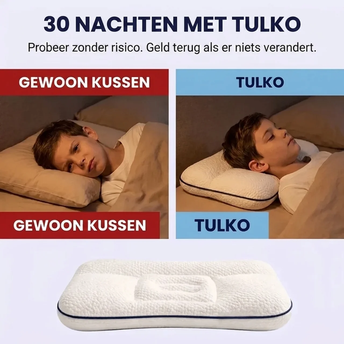 Verbeter de Slaap van je Kind Tulko Kinderkussen